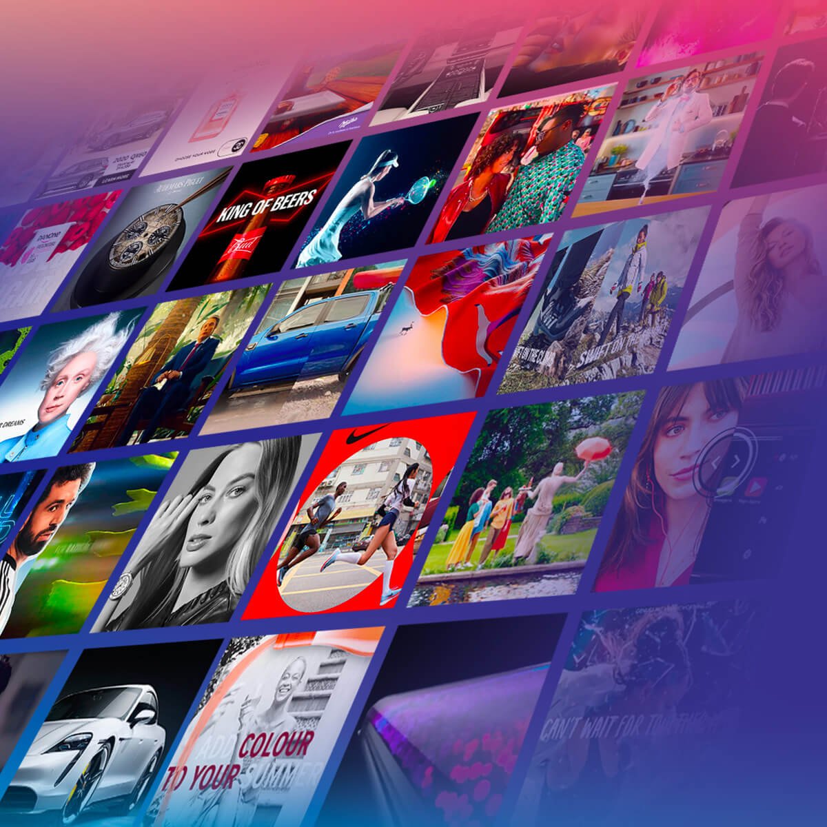 Visueel overzicht van films en entertainment